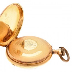 Zakhorloge goud - Herenzakhorloge - Handopwindbaar - Ca. 1900.