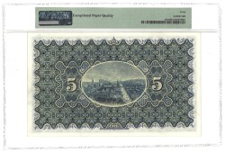 Scotland. 5 Pounds. Banknote. Type 1943/1956. Type National Bank. - Extremely fine.