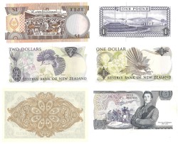 British Overseas Territories and Crown Dependencies. Lot 6 Banknotes. Banknote. Type ND. - Very fine / Extremely fine.