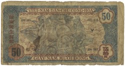 Vietnam. 50 Ðồng. Banknote. Type 1947. - Fine.