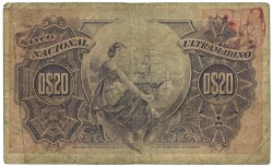 Mozambique. 20 Centavos. Banknote. Type 1914. - Very fine.