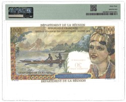 French Overseas territory / Reunion. 20 new Francs. Banknote. Type 1971. - PMG 64