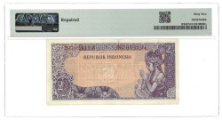 Indonesia. 2 1/2 Rupiah. Banknote. Type 1961. - PMG 62