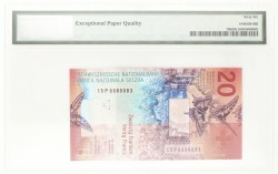 Switserland. 10 Francs / 20 Francs / 50 Francs. Banknote. Type 2015/2016. - PMG 66EPQ