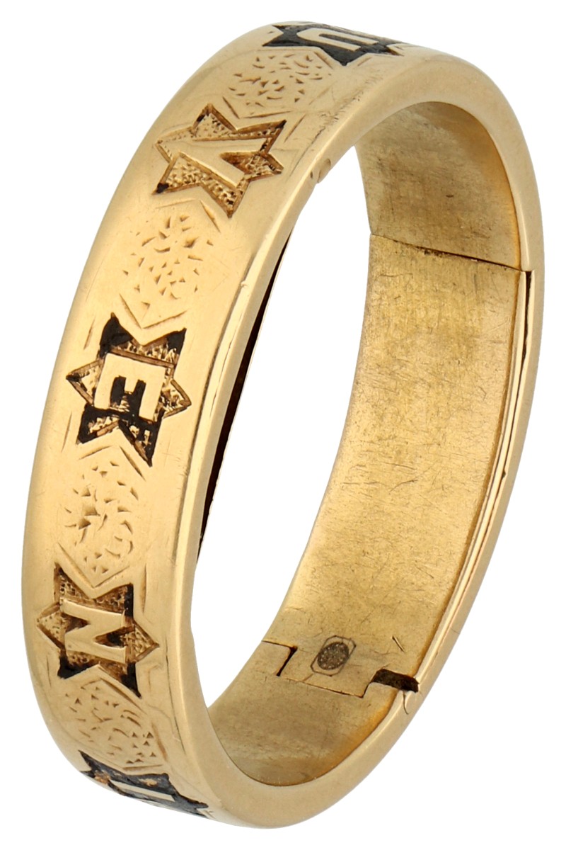 14K Geelgouden herinnerings ring