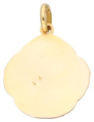 14K Geelgouden Art Nouveau hanger