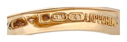 Lapponia 14K geelgouden ring 'Alba'