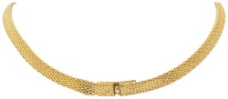 Bijoux Dior collier met geperst glass