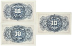 Spain. Lot 3 banknotes. Banknote. Type 1953. - Extremely fine.