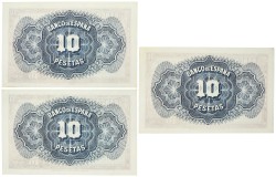 Spain. Lot 3 banknotes. Banknote. Type 1953. - Extremely fine.