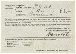 Nederland. 1 Gulden. Winterhulp. Type 1942/1943. - Prachtig.
