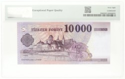 Hungary. 10.000 Florint. Banknote. Type 2021. - PMG 68 EPQ