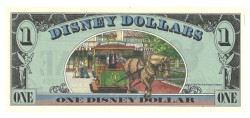 United States of America. 1 Dollar. Fantasy Currency. Type 1998. Type DIsney Dollar. - UNC.