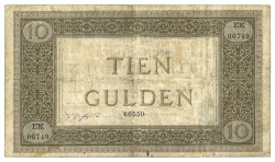 Nederland. 10 Gulden. Bankbiljet. Type 1894. - Zeer Fraai -