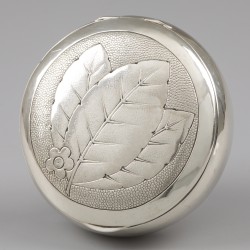Kaptafeldoos zilver.