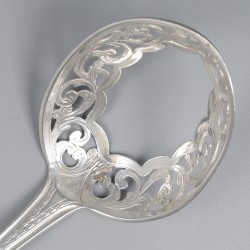 Eierlepel zilver.