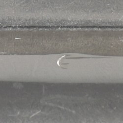Aspergeschep Haags lofje, zilver.