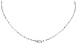 18K Witgouden Y-collier met ca. 2.16 ct. diamant.