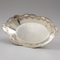 Art-Nouveau broodmand, Delheid Frères, Brussel 1900-1910, zilver.