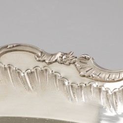 Art-Nouveau broodmand, Delheid Frères, Brussel 1900-1910, zilver.