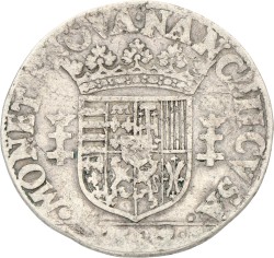 France. Feudal. Lorraine. Charles III. Teston. 1587. F.