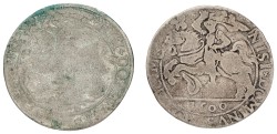 Lot (2) Snaphaanschelling van 6 Stuiver. Friesland. 1598 & 1600. Zeer Goed / Fraai.