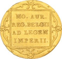 Gouden dukaat. Willem I. 1840. Zeer Fraai.