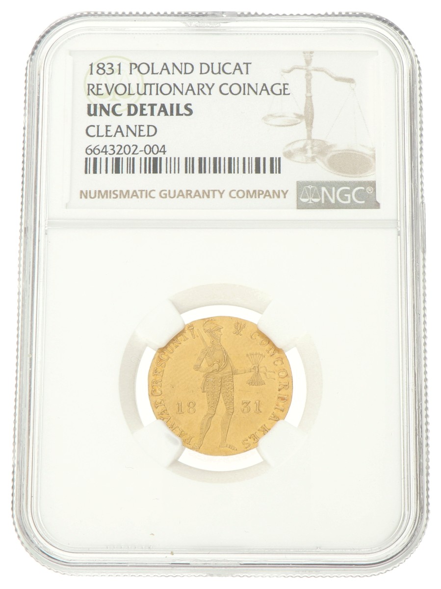 Poland. Revolutionary coinage. Golden Ducat. 1831. UNC details.