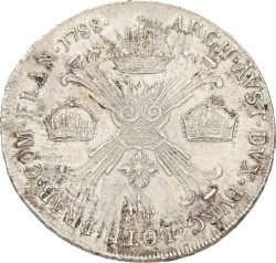 Kronenthaler. Brabant. Brussel. Jozef II. 1788. Zeer Fraai.