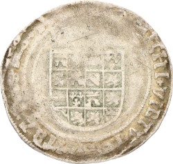 Halve zilveren Reaal. Vlaanderen. Brugge. Karel V. ND. F +