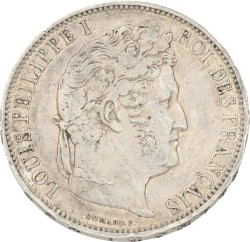 France. Philippe I. 5 Francs - Visit of Philippe I to Rouen mint. 1831. VF.