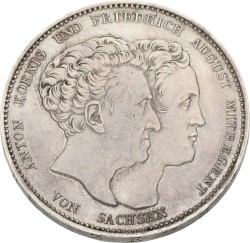 German states. Saxony. Anton & Friedrich August. Konventionstaler. 1831 S. XF.