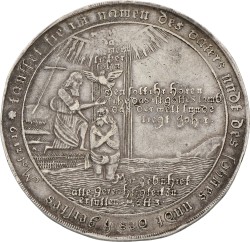 German States. Harz-Zellerfeld. 1711. Baptism Thaler.