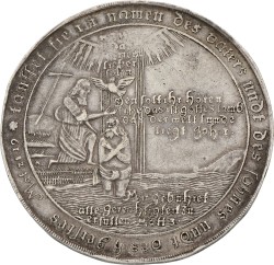 German States. Harz-Zellerfeld. 1711. Baptism Thaler.