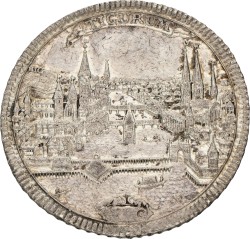 Switserland. Zurich. 1/2 Thaler. 1720. XF.