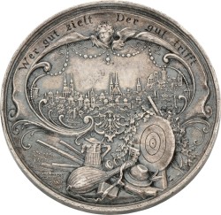 German States. Nurnberg. 1897. Schützenthaler.