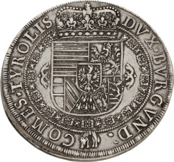 Austria. Austrian States. Tirol. Leopold V, Posthumous. Thaler. 1632. XF.