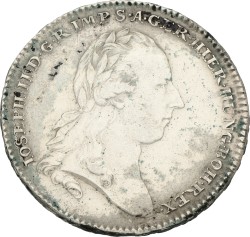 Kronenthaler. Brabant. Joseph II. 1787. Prachtig +.