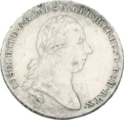 Kronenthaler. Brabant. Joseph II. 1789. Prachtig.