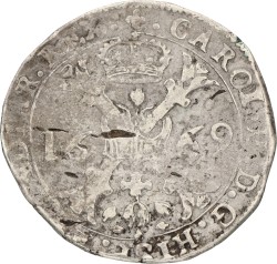 Patagon. Vlaanderen. Karel II. 1669. Zeer Fraai -.