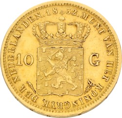 10 Gulden. Willem I. 1832. Prachtig.