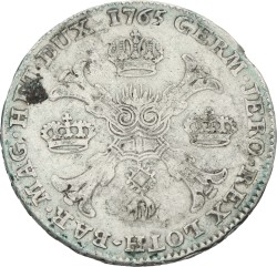 Kronenthaler. Brabant. Maria Theresia. 1765. Zeer Fraai.