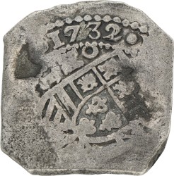 Mexico. Spanish. Cob of 8 reales. 1732/31 Mo. VF.