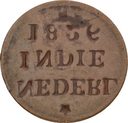 1 Duit - Incuus geslagen. Nederlands-Indië. 1826.