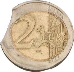 2 Euro - Einde muntplaat. Beatrix. 2001. Zeer Fraai.