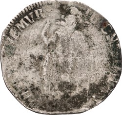 3 Gulden - Stedelijke. Dubbelslag van de 3. Deventer. 16(87). F -