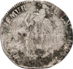 Stedelijke 3 Gulden - Dubbelslag van de 3. Deventer. 1687. Fraai.