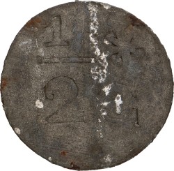 ½ Cent. Strafgevangenis s'Hertogenbosch. ND (1824 - 1831). F
