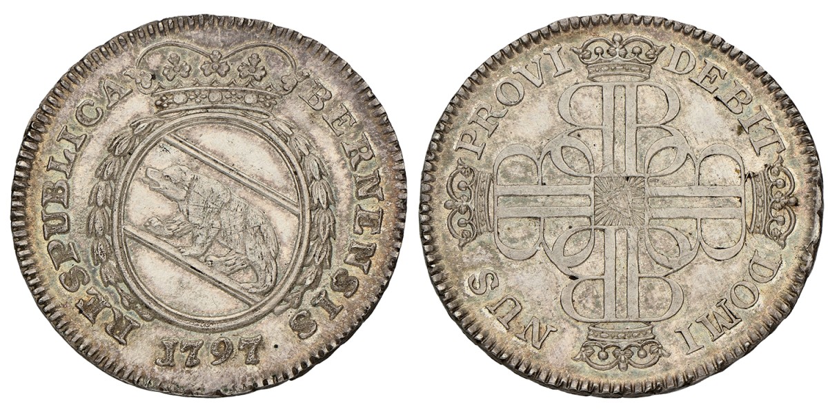 Switserland. Bern. 1/4 Thaler. 1797. XF.