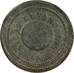 5 Cents - Tijdelijke strafgevangenis Woerden of oningevuld. Zj (1834 - 1847). Zeer Fraai.